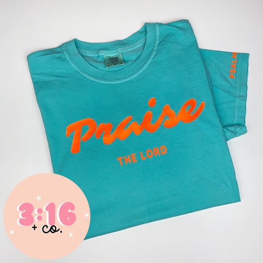 Praise The Lord Neon Tee image 0
