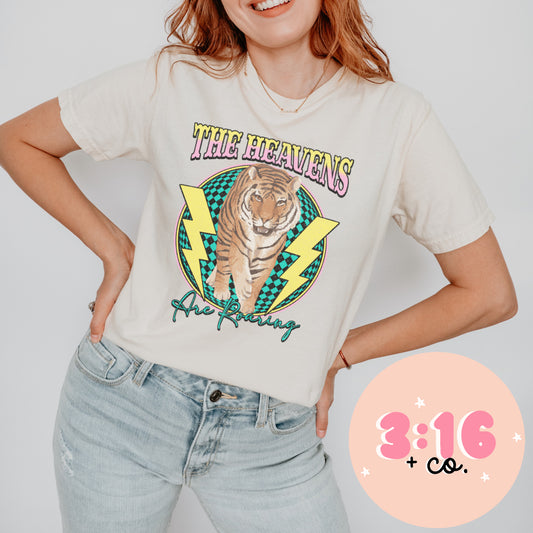 Heavens are Roaring Christian Band Tee image 0