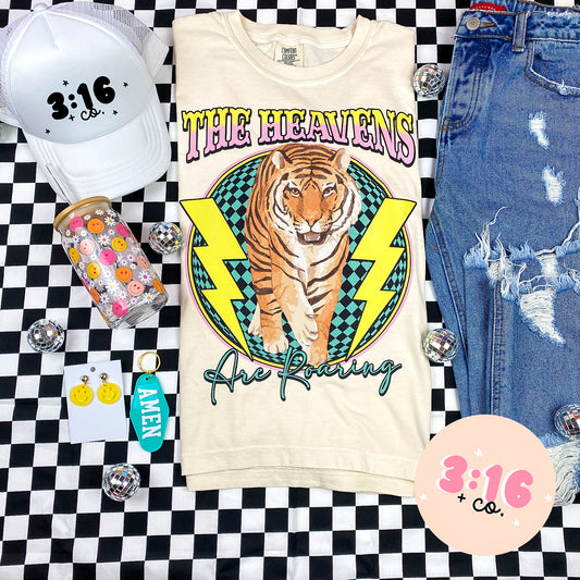 Heavens are Roaring Christian Band Tee image 1