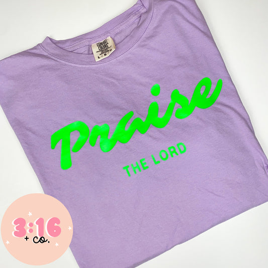Praise The Lord Neon Tee image 0