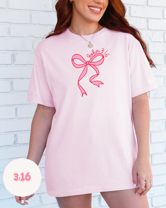 You Are So Loved – John 3:16 Bow Back Tee