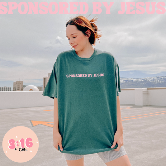 Sponsored by Jesus Tee – Minimal Christian Comfort Colors Shirt