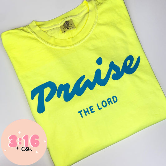 Praise The Lord Neon Tee image 0